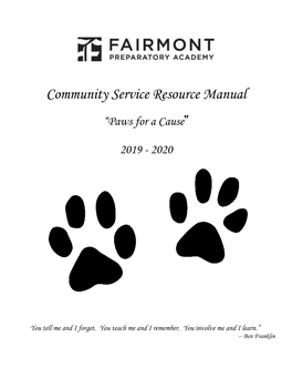 Community Service Resource Manual