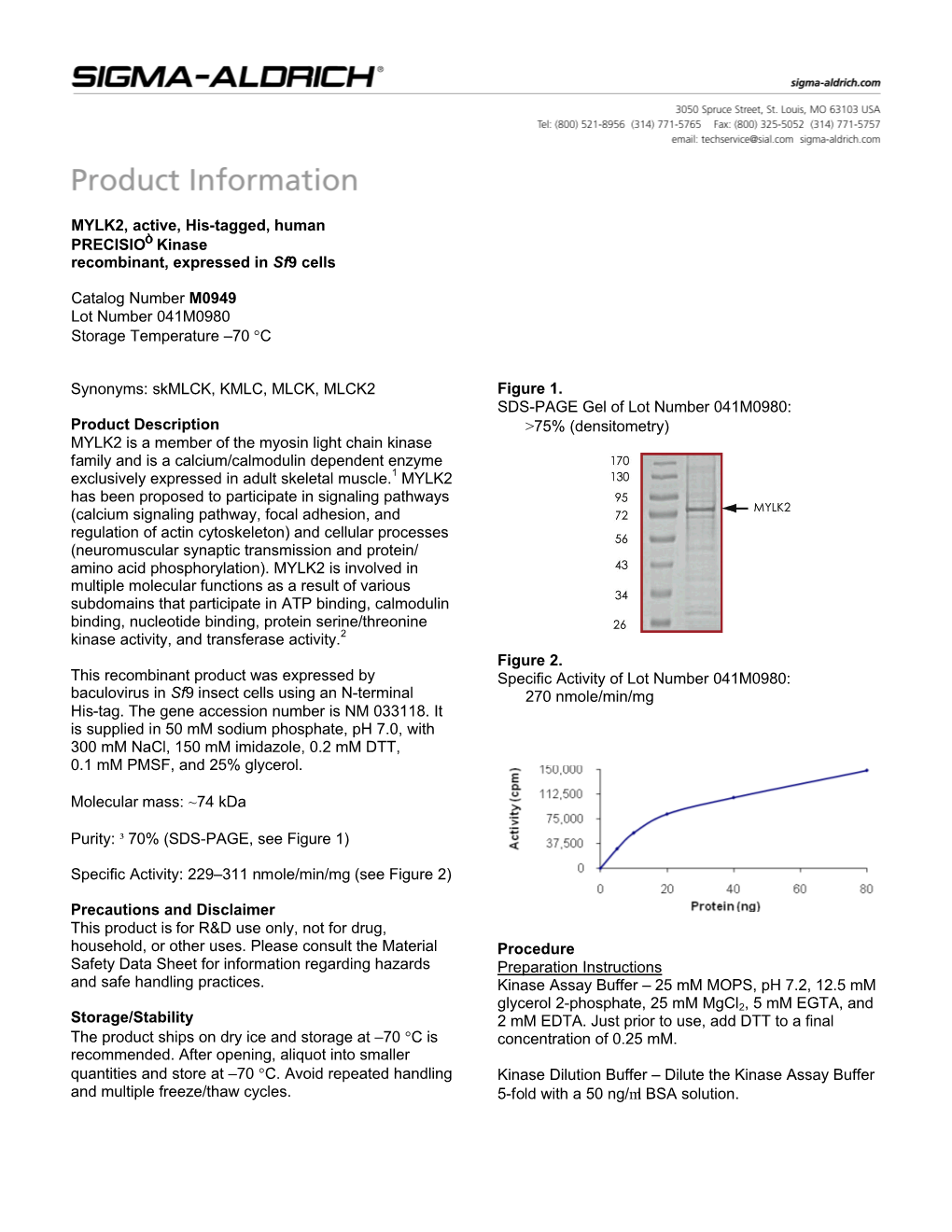 MYLK2, Active (M0949)