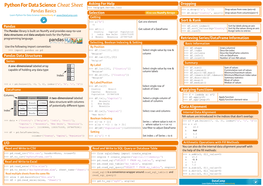 Cheat Sheet Pandas Python.Indd