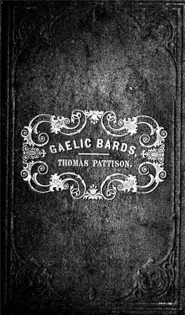 Selections from the Gaelic Bards : Metrically Translated With