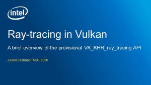 Ray-Tracing in Vulkan.Pdf