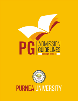 Guidelines PG SESSION 2020-21