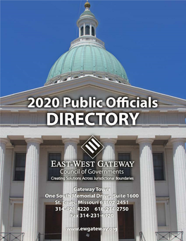 East-West Gateway's 2020 Public Officials Directory