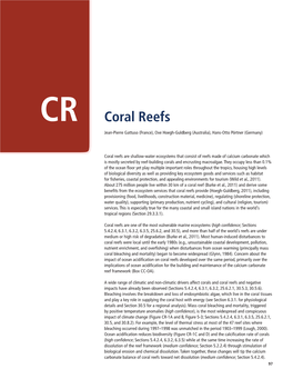 Coral Reefs Jean-Pierre Gattuso (France), Ove Hoegh-Guldberg (Australia), Hans-Otto Pörtner (Germany)