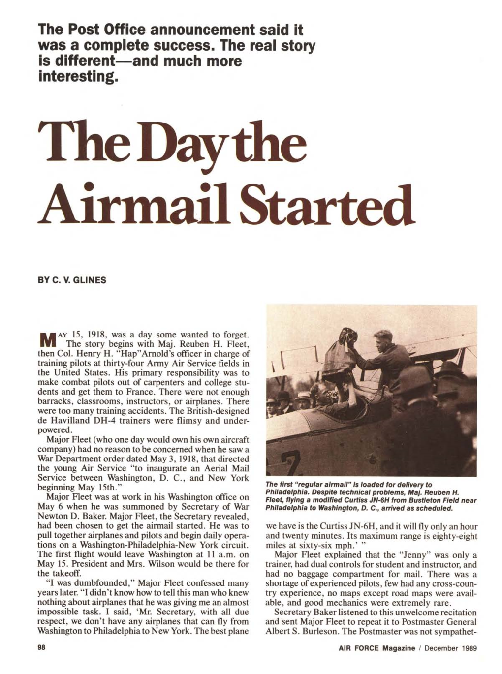 The Day the Airmail Started