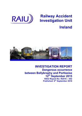 Railway Accident Investigation Unit Ireland