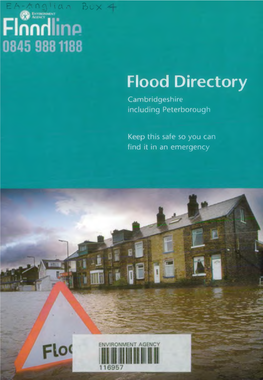 Flood Directory Cambridgeshire Including Peterborough