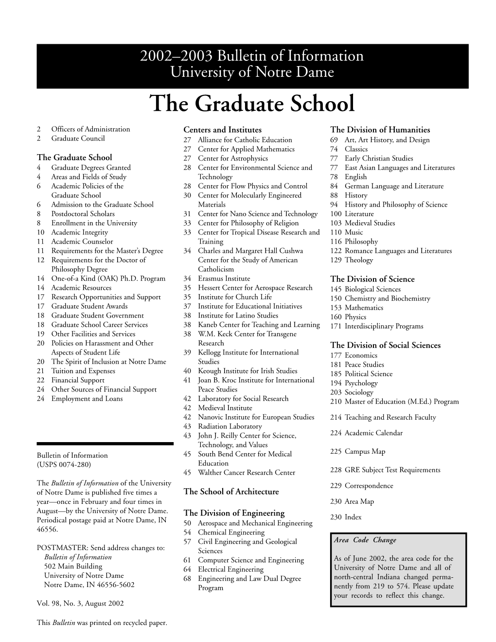 The Graduate School