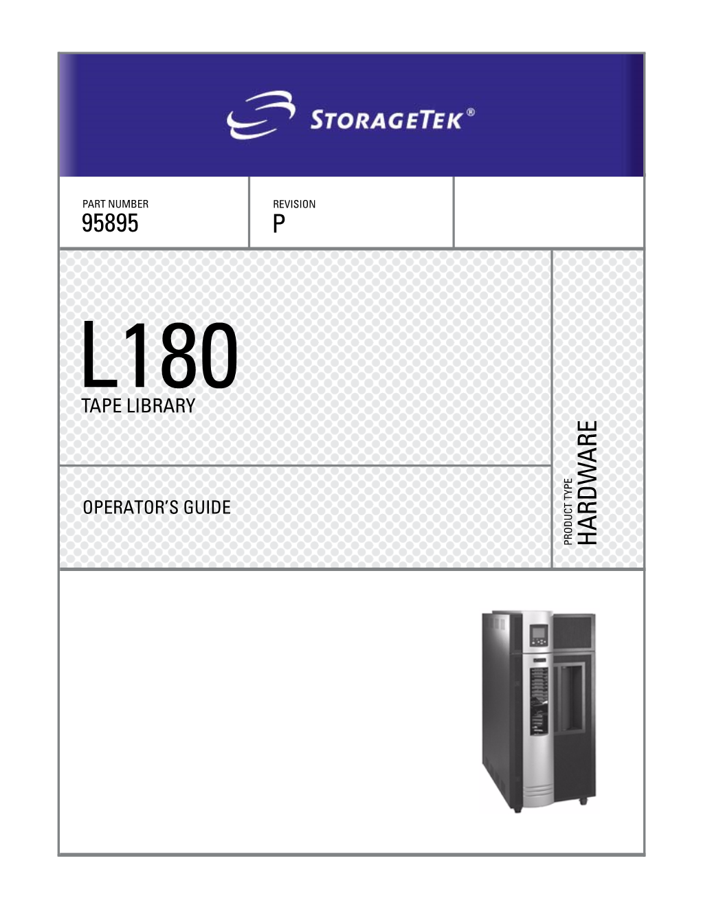 Download L180 Tape Library Operator's Guide