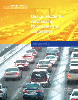 Design Guide for Addressing Nonrecurrent Congestion