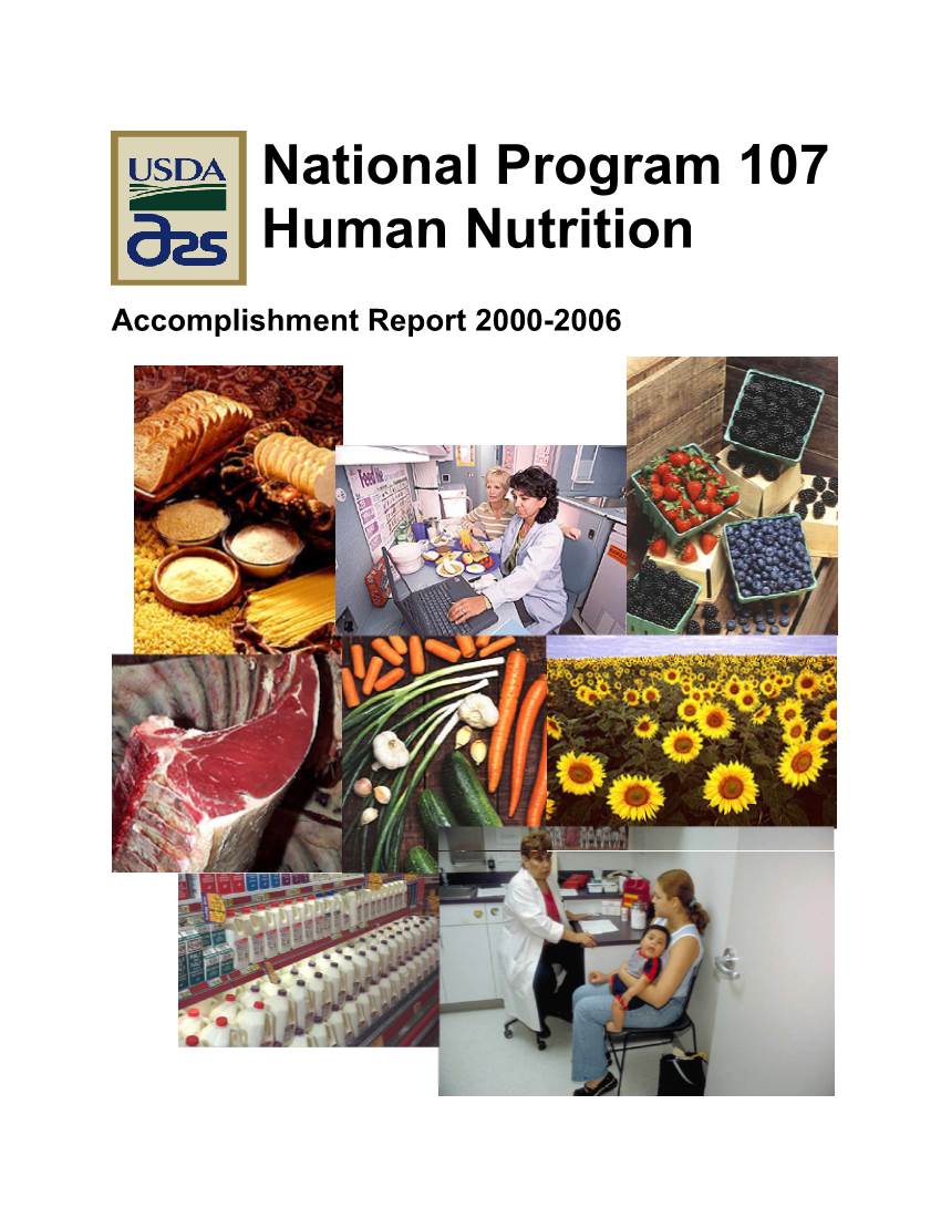 National Program 107 Human Nutrition