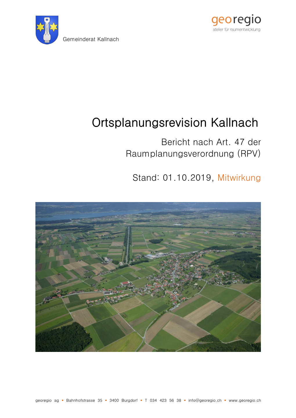 Ortsplanungsrevision Kallnach