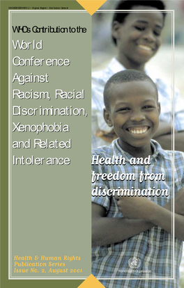 World Conference Against Racism, Racial Discrimination, Xenophobia