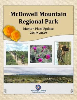 Mcdowell Mountain Regional Park Master Plan Update 2019-2039