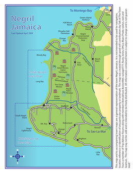 Negril Jamaica Map 4.2008