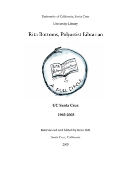 Rita Bottoms, Polyartist Librarian