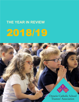 The Year in Review 2018/19