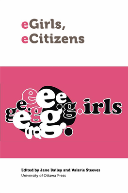 Egirls, Ecitizens Page Left Blank Intentionally Egirls, Ecitizens