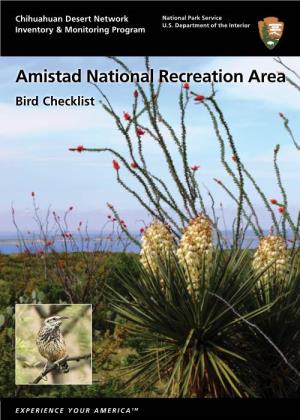 Amistad National Recreation Area Bird Checklist