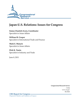 Japan-US Relations