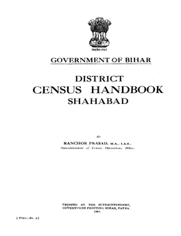 District Census Handbook Shahabad