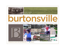 Burtonsville Commercial Crossroads Neighborhood Plan Scope of Work