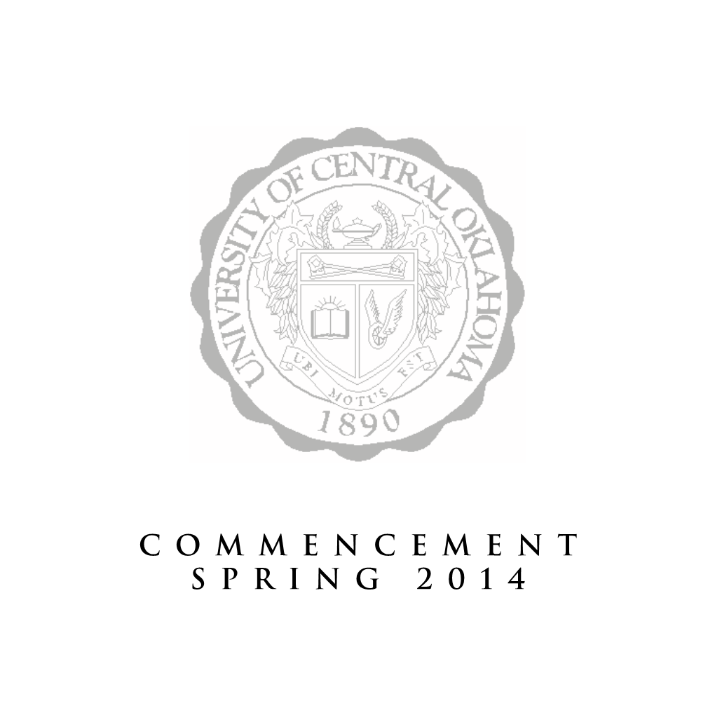 Commencement Spring 2 0