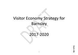 Visitor Economy Strategy for Barnsley 2017-2020