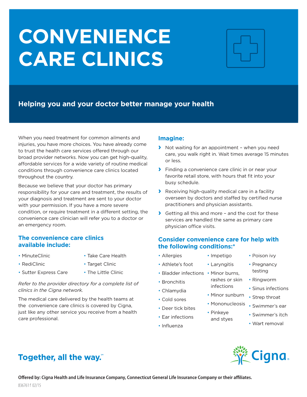 Convenience Care Clinics