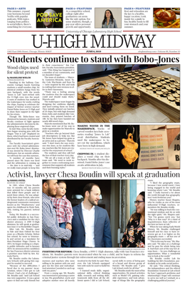 Students Continue to Stand with Bobo-Jones in Their Consciences,” Jim Cat- Wood Chips Used Lett, Faculty Association President, Said