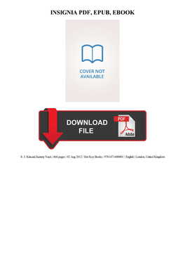 Ebook Download Insignia
