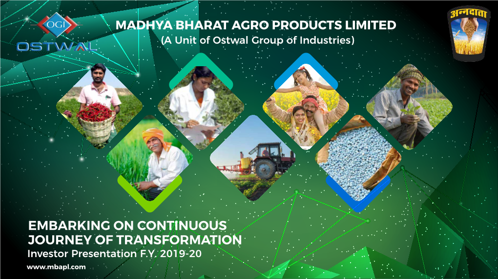 Mbapl.Com MADHYA BHARAT AGRO PRODUCTS LIMITED SERVING AGRICULTURE and CHEMICALS SECTOR of INDIA