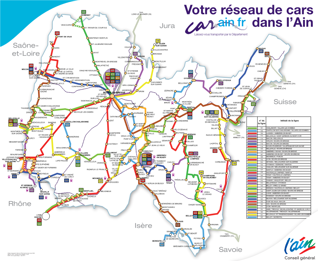 Votre Réseau De Cars Dans L'ain