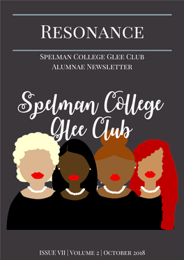 Glee Club Newsletter September 2018