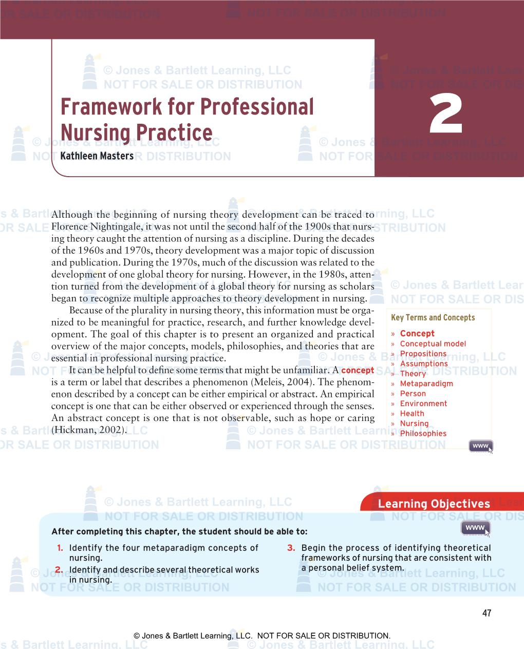 Framework for Professional Nursing Practice