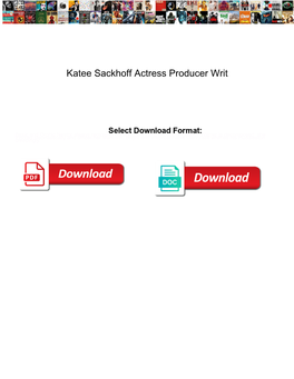 Katee Sackhoff Actress Producer Writ