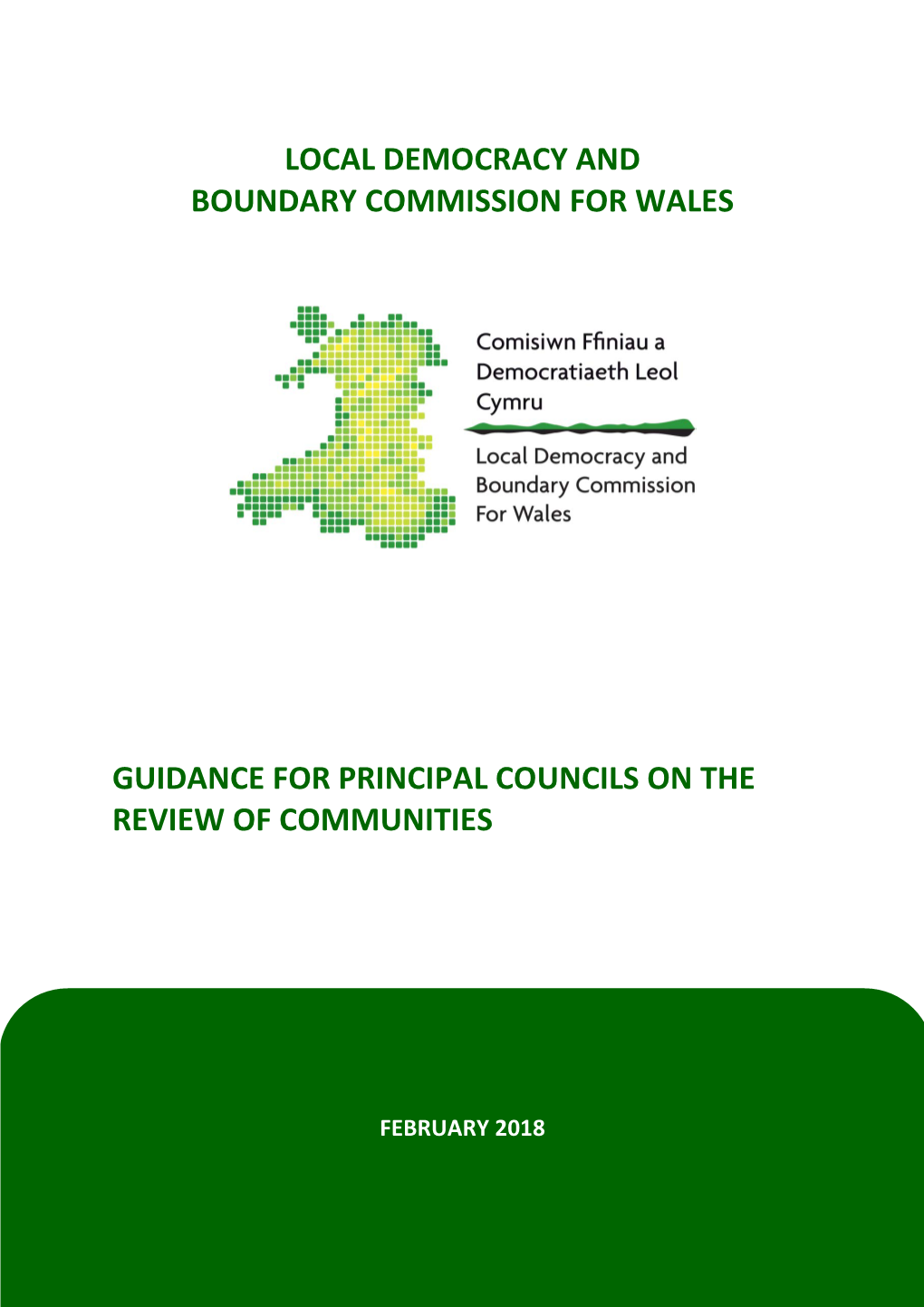 Guidance for Principal Councils on the Review of Communities