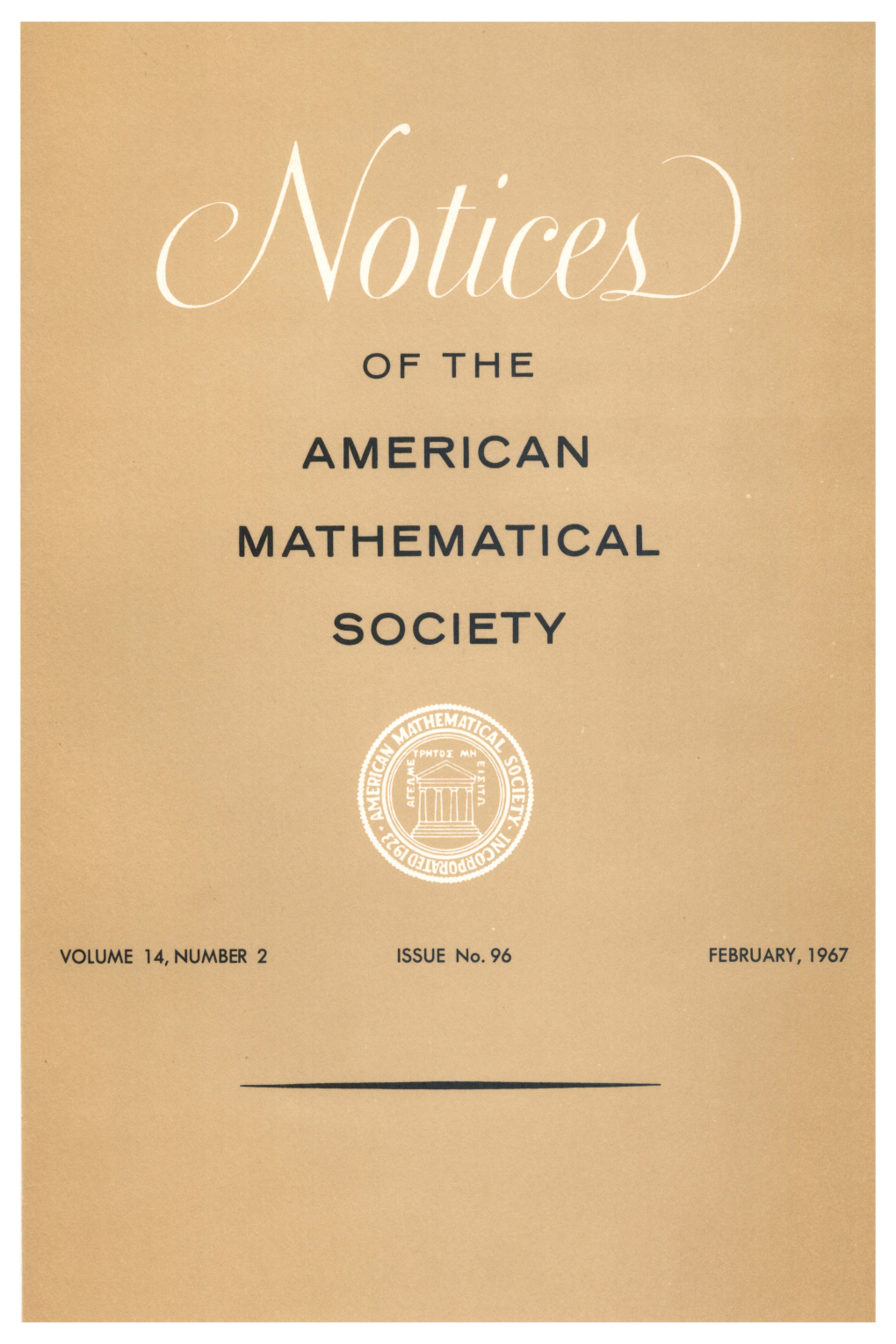 Notices of the American Mathematical Society