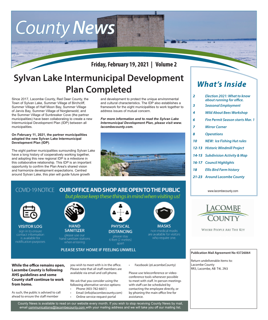 Pdf February 2021 County News