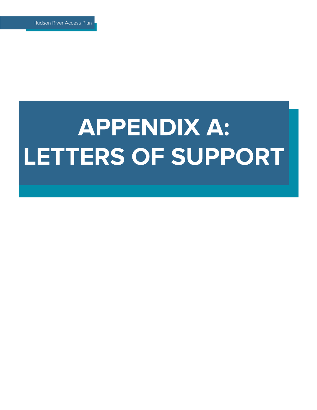 Appendix A: Letters of Support