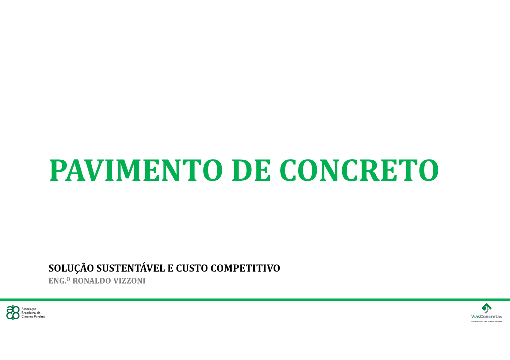 Pavimento De Concreto