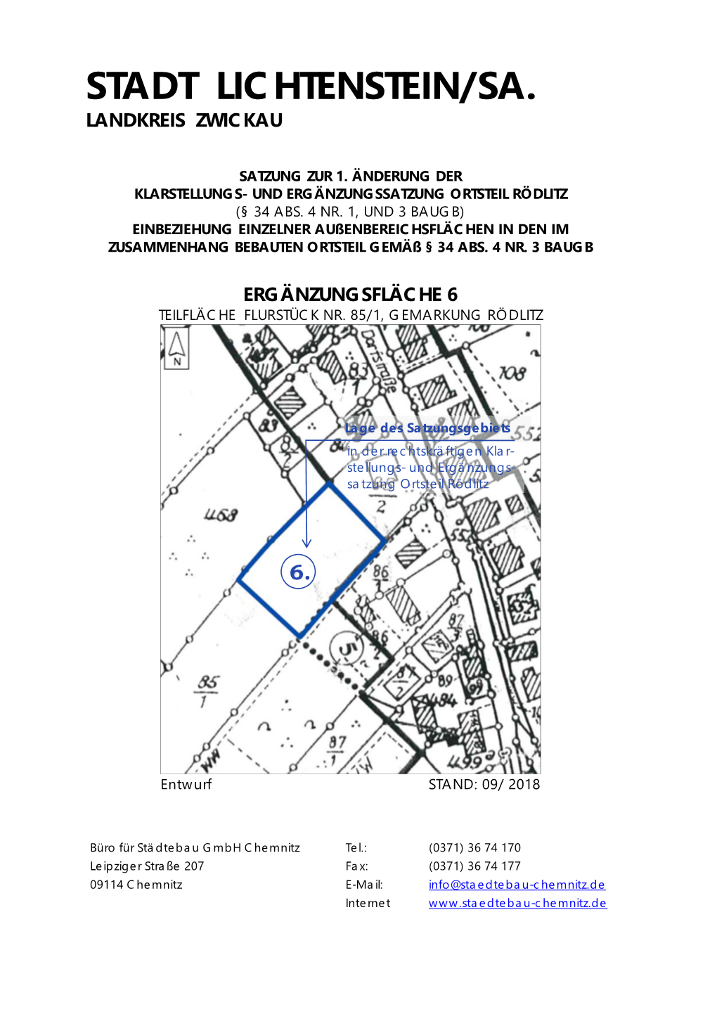 Stadt Lichtenstein/Sa. Landkreis Zwickau