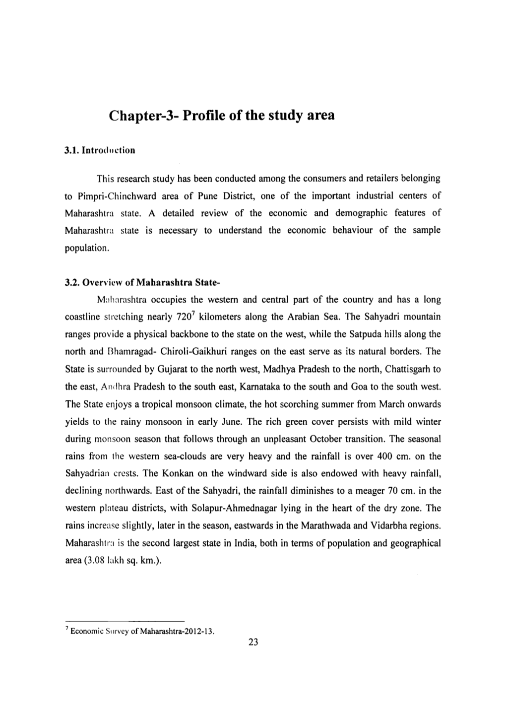 Chapter-3- Profile of the Study Area