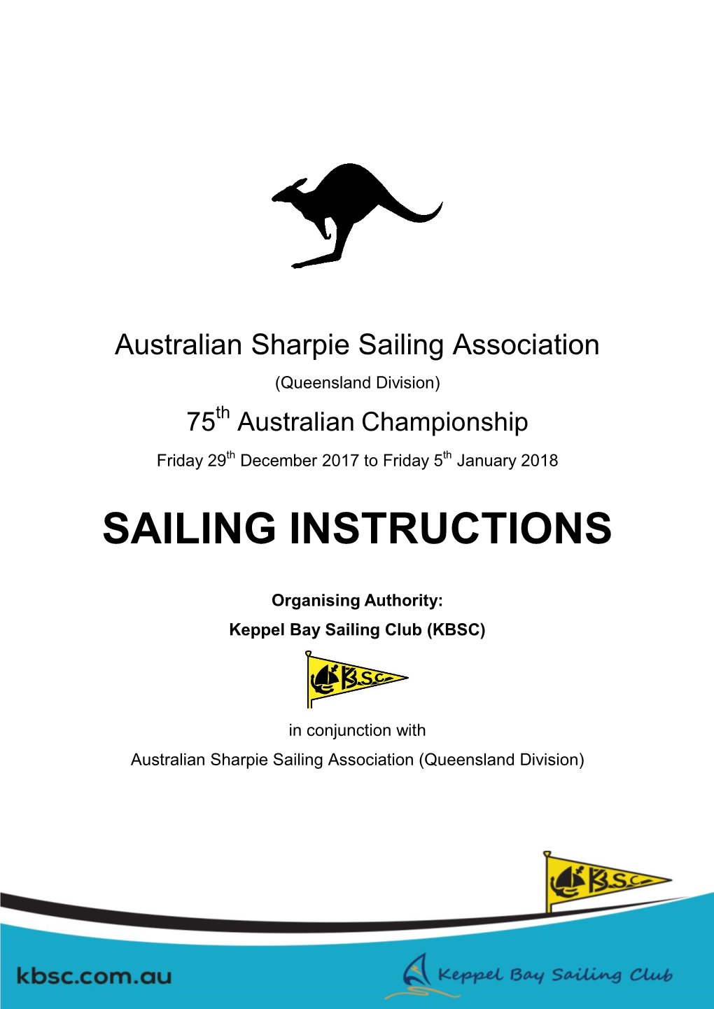 Sailing Instructions