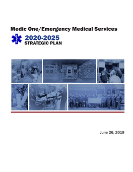 Medic One/EMS 2020-2025 Strategic Plan