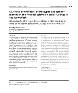 Stereotypes and Gender Identity in the Fictional Television Series Orange Is