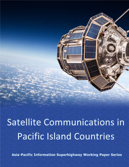 The Status of Satellite Telecommunication in the Pacific Subregion