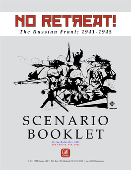 SCENARIO BOOKLET 2Nd Edition, Feb