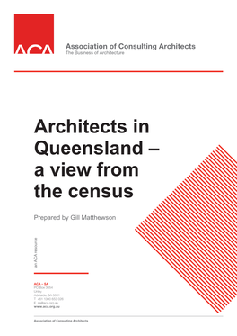 Architects in Queensland – a View from the Census