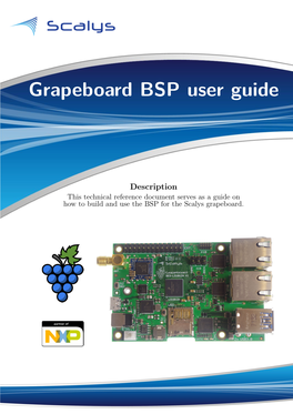 Grapeboard BSP User Guide